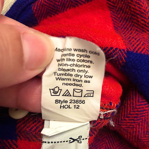 ⭐️SOLD⭐️ Crewcuts J. Crew flannel plaid shirt - Picture 6 of 6